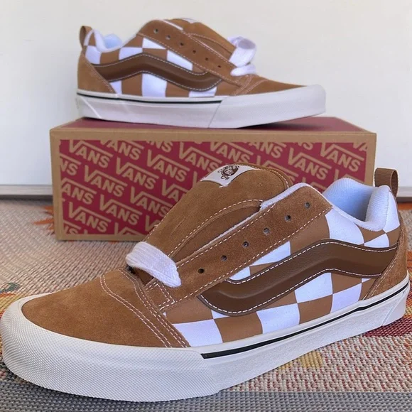Vans WMNS Knu SkoolMega Check BrownVN000CRPBROSneakers